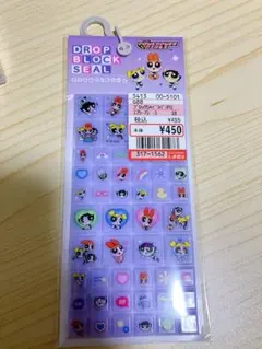 パワーパフガールズ DROP BLOCK SEAL タイルみたいなシール