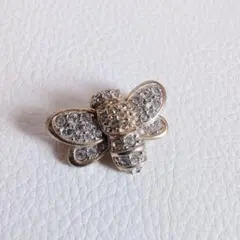 Swarovski　スワロフスキー　ブローチ　蜂　ビー　ゴールド　ピン