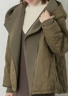 黒 キルティングジャケット