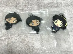 名探偵コナン　服部平次　遠山和葉　ラバーキーホルダー