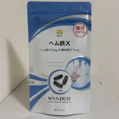 最安値 正規品 ヘム鉄 乳酸菌ミネラル MSS DUO 90カプセル 1袋 - メルカリ
