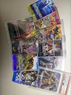 ワンピースカードPSA10ジャック他10枚
