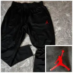 【JORDAN】ジャンプマン/ジョガーパンツ/裾ジップ/ブラック/トラックパンツ
