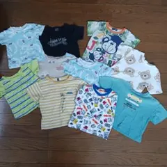 ベビー用Tシャツセット 90.95サイズ10枚まとめ売り