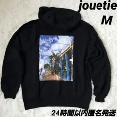新品　jouetie　ジュエティ　プリントパーカー　ブラック　M