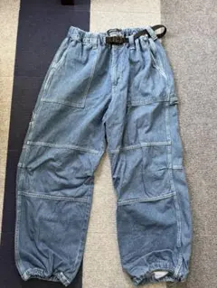 XLARGE カーゴパンツ デニムブルー
