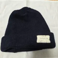 BEAMS SPORTS WEAR ニット帽　ネイビーブラック/即購入OK！