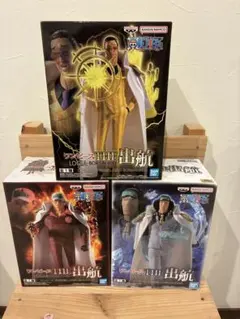 ワンピース THE出航 サカズキ、グザン、ボルサリーノ 3体セット新品未開封品