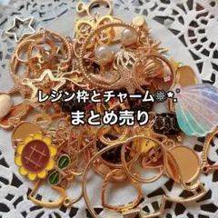 レジン枠とチャーム まとめ売り