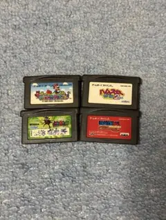 ゲームボーイアドバンスソフト4本セット　DRAGONBALL ムシキング 等