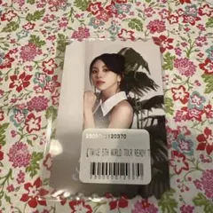twice オンラインくじ　チケット風フォトカード　チェヨン