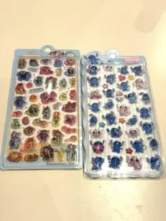 海外製 ディズニー ズートピア スティッチ 立体シール ぷくぷく 3D セット