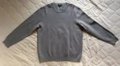 UNIQLO メンズ クルーネック ニット グレー