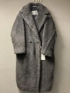 Max Mara マックスマーラ テディベア アイコンコート XS グレー - メルカリ