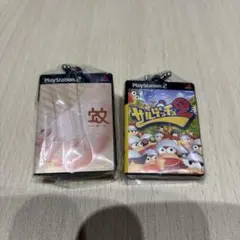 PlayStation ゲームパッケージ　ミニチュアチャーム 2個セット