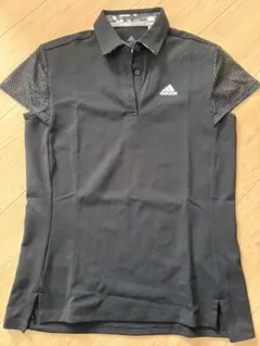 adidas レディース ポロシャツ 黒