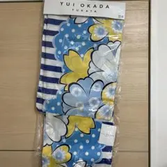 YUI OKADA 花柄ストライプ 浴衣