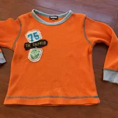 T K  ワッフル素材のロンＴ100センチ