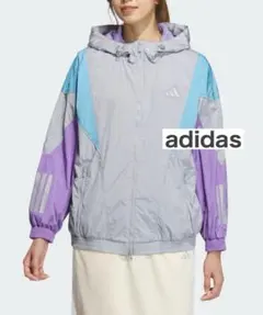 adidas【未使用】BYS スリーストライプス ウーブン 軽量ジャケット
