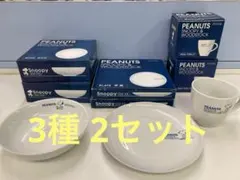 【非売品　未使用】PEANUTS スヌーピー 食器 2セット