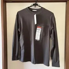 新品　GU メンズ　ヘビーウエイトクルーネックT 長袖　ロンT ロングスリーブ