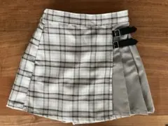 GLOBALWORKチェック柄キュロットスカート