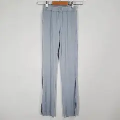 美品 GU ジーユー キッズ レギンスタイプ 青 ウエストゴム入り 150cm