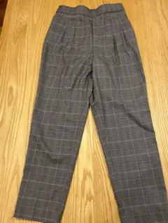グローバルワーク　チェック柄　パンツ　Mサイズ
