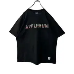 【APPLEBUM】アップルバム S/S Tee ロゴプリント ブラックのサムネイル