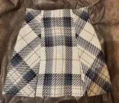 snidel ロービングチェックスカート IVR 1サイズ