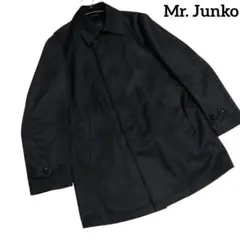 Mr. Junko 2世　ブラック ステンカラーコートのサムネイル