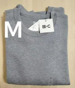 新品 UNIQLO C オーバーサイズスウェットシャツ グレー Ｍ ユニクロ