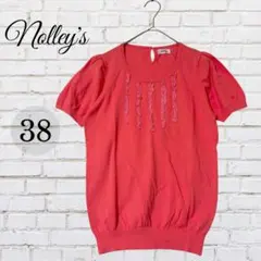 Nolley's 半袖ニット 38 薄手 サマーニット
