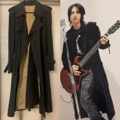 00's archive HYDE着 超ロング丈 トレンチコート ♂Ｍ　BLK