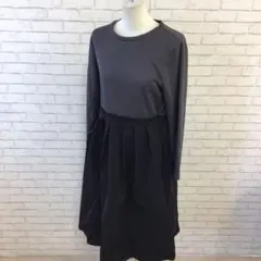 2.9 h940 ヴィルカ 長袖 ワンピース M 切り替え