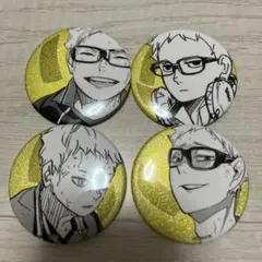ハイキュー 月島蛍 缶バッジ EMOTIONS JUMPショップ 原画