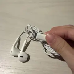 iPhone ホワイト 有線イヤホン Lightning ライトニング 純正