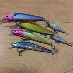 シーバス用ミノー 10本セット【バラ売り可】 - メルカリ