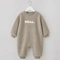 soll. the label もこもこロンパース サイズ00 - メルカリ