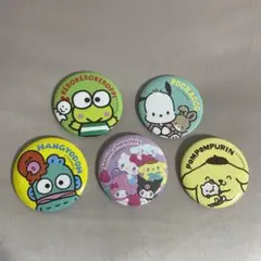 サンリオ　缶バッチセット