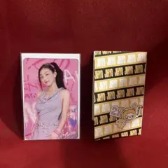 TWICE　ジヒョ クリアトレカ　オフラインくじ　THIS IS FOR