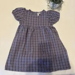 サイズ110 Samansa Mos2 Lagom チェック柄ワンピース Lのサムネイル