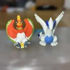 【当時物、希少】ポケモン指人形　ソフビフィギュア　 ルギア、ホウオウ２個セット