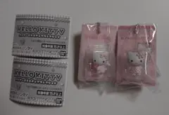 ハローキティ　パッケージミニチュア エンジェル　キルト　2種セット　ガチャガチャ