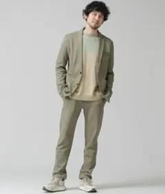 ナノユニバース　ベルオムール ストレッチポンチ セットアップ