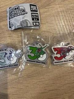 ポケモン 30周年 メタルチャーム 3種セット ルギア レックウザ グラードン