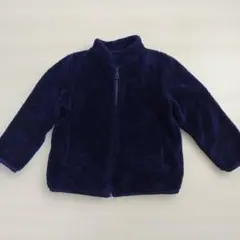 ユニクロ　100cm フリースパーカー　ネイビー