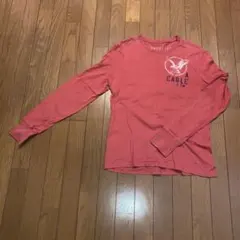 American Eagle ビンテージ長袖カットソー 赤のサムネイル