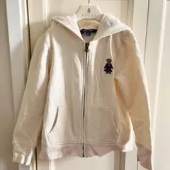 Ralph Lauren ポロベア刺繍 ホワイトパーカー サイズ120センチ