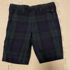 【美品】トミーヒルフィガー ハーフパンツ キッズサイズ チェック柄　104cm